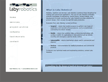 Tablet Screenshot of labyrobotics.com